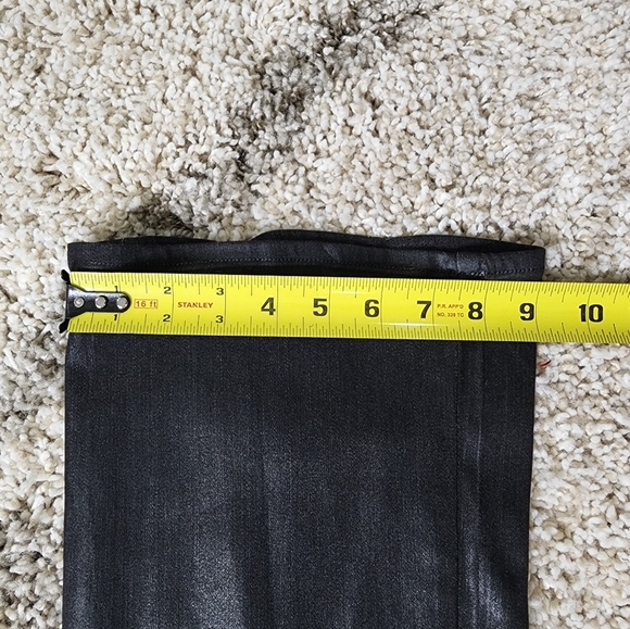 NWT Ramy Brook Black Coated Helena Pants Size 25 - Picture 12 of 12